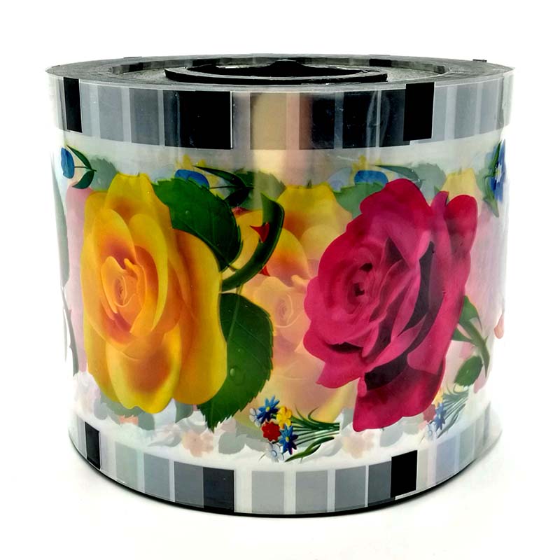 Customized plastic cup sealer film for PP cup sealing with photorealistic graphics