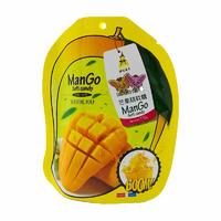 110g special shape packaging stand up pouch with window for mango soft candy